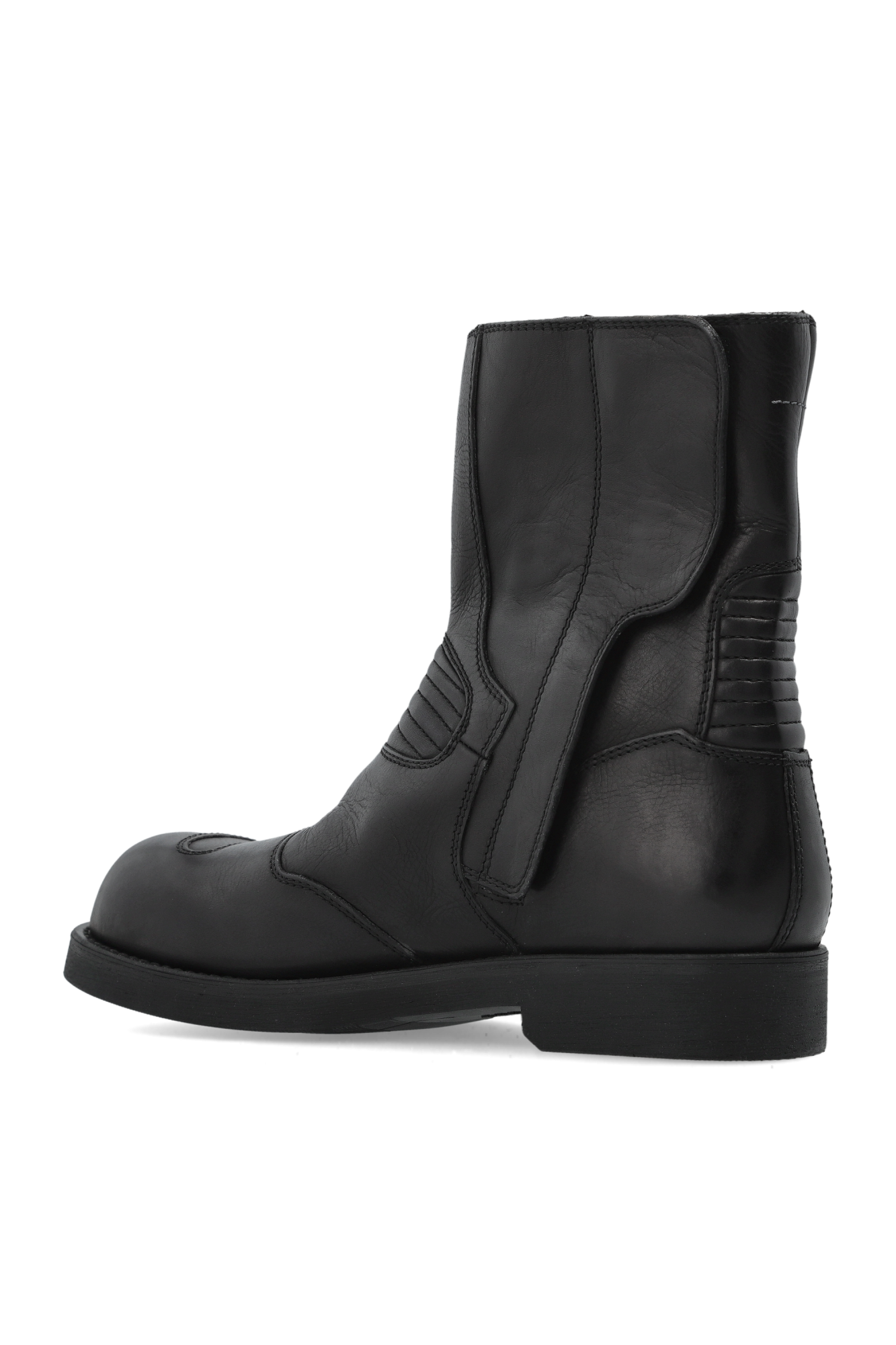 Black Leather ankle boots MM6 Maison Margiela - Vitkac Canada